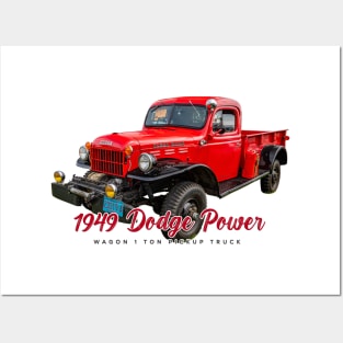 1949 Dodge Power Wagon 1 Ton Pickup Truck Posters and Art